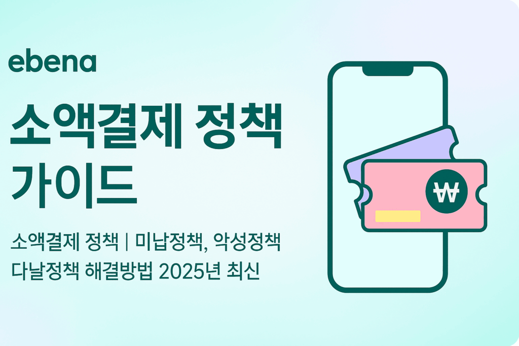 소액결제 정책