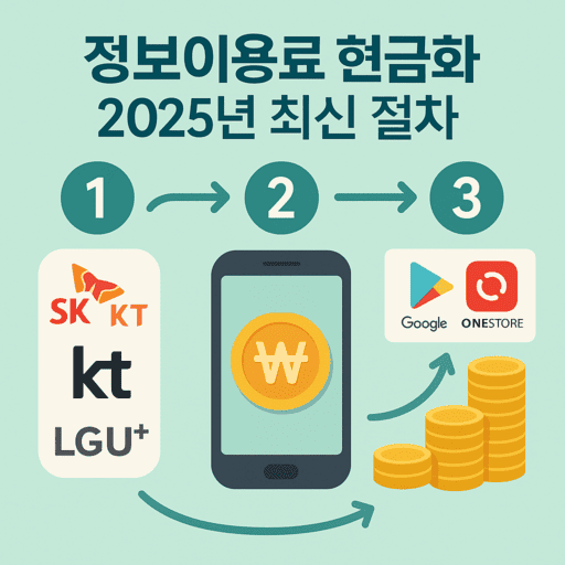 2025 정보이용료 현금화 최신 절차